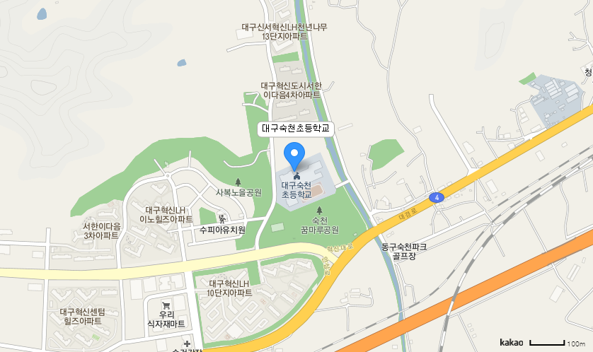 학교 찾아오시는 길 지도